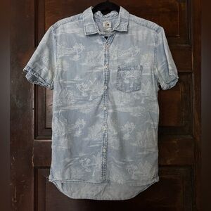 Quiksilver Denim Blue Casual Shirt